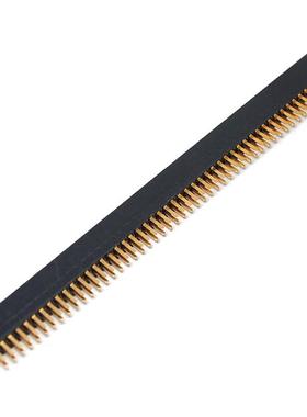 Risym双排母1.27mm 2x50 双排排母 双排座 2*50P母座 直插 镀金