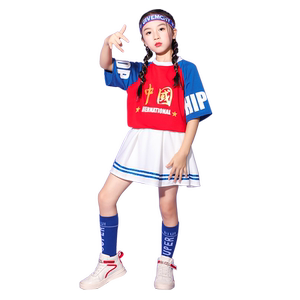 儿童啦啦队演出服小学生运动会