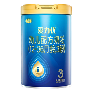 三元爱力优幼儿奶粉3段800g*1罐