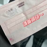 雪莉玫蜜桃粉口罩少女心可爱动画学生日用女生秋冬口罩