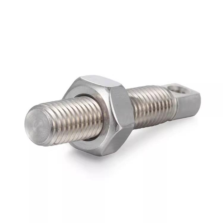 SAIPOZ3/4/5/6/8/10不锈钢全螺纹型弹簧拉伸用支柱限位螺丝FFE11