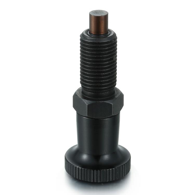 平面销PXAF/PXKF/ZAG05/ZAG15-5/6/8/10/12/16细牙复位型旋钮柱塞