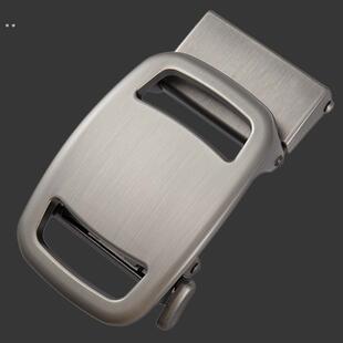 男士帆布腰带自动扣坦克纹尼龙腰带专用扣头.5厘米裤带腰带卡头