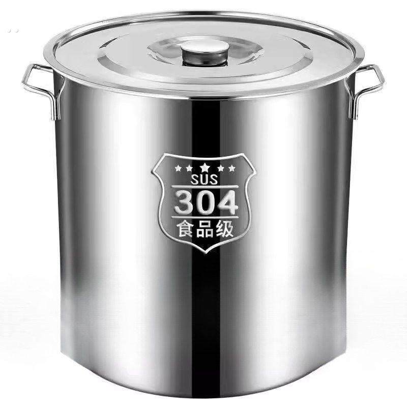 特厚不锈钢桶商用卤水桶大容量高锅带盖子汤锅装米桶储水桶油桶,厨房电器,商用汤锅/汤桶/煮面桶,淘宝优惠券,粉丝福利购,淘宝优惠卷