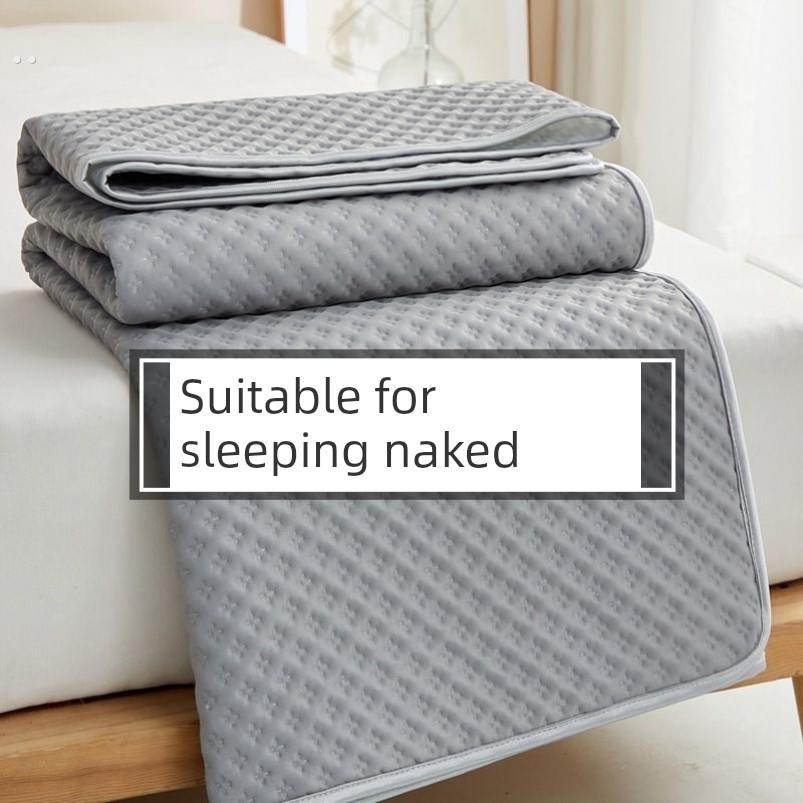 夏季豆豆清凉冰丝床垫床垫护床器学生宿舍纯色床垫可机洗可水洗