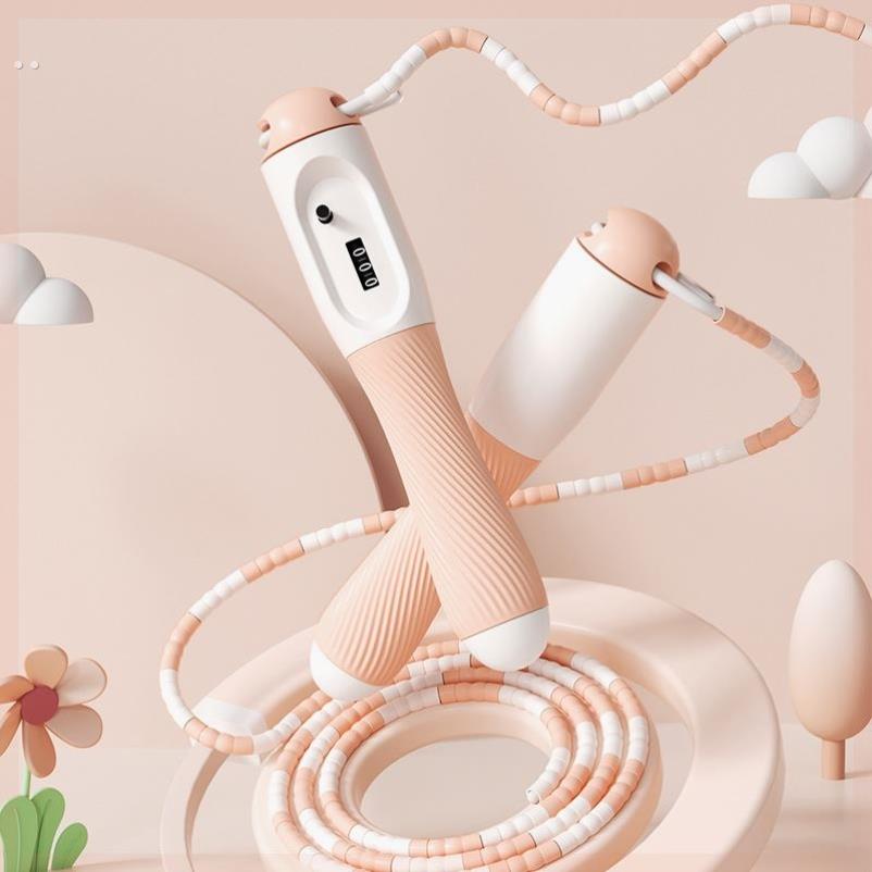 健身儿童计数竹节跳绳小学生幼儿园体育用品中考专用初学运动