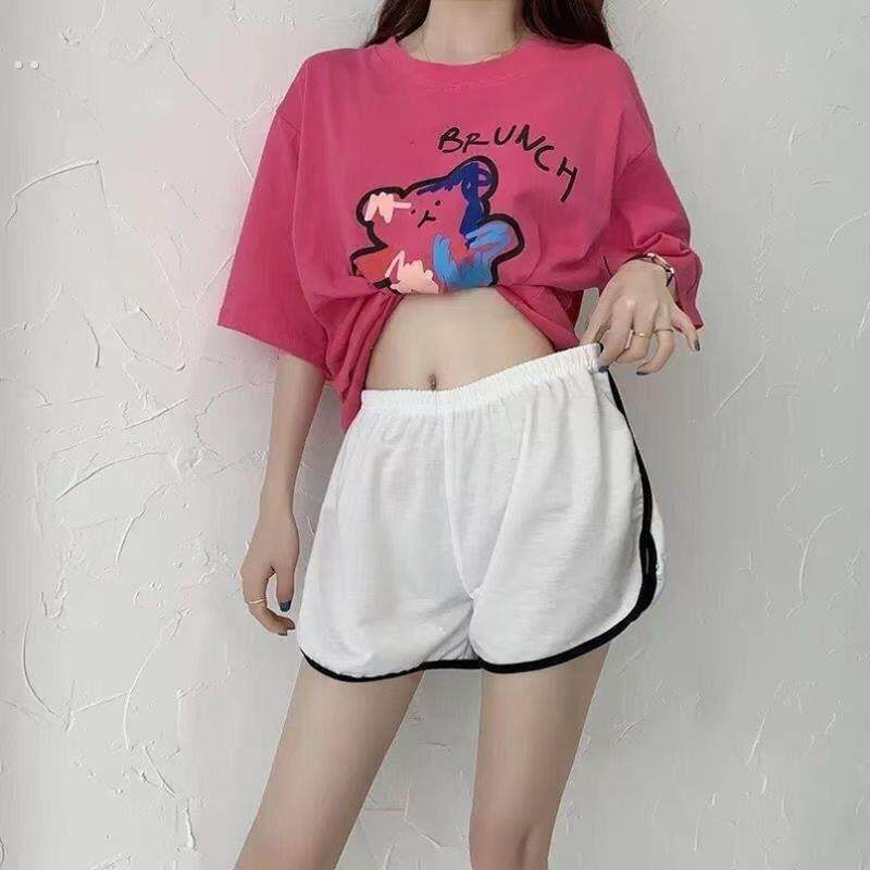 运动短裤家居服女夏慵懒风跑步裤睡裤女小个子女晨跑洋气三分