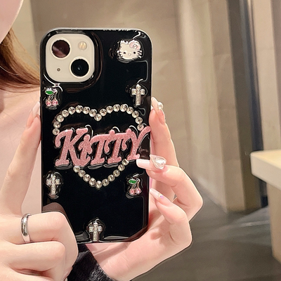 甜酷辣妹Kitty猫华为nova滴胶壳