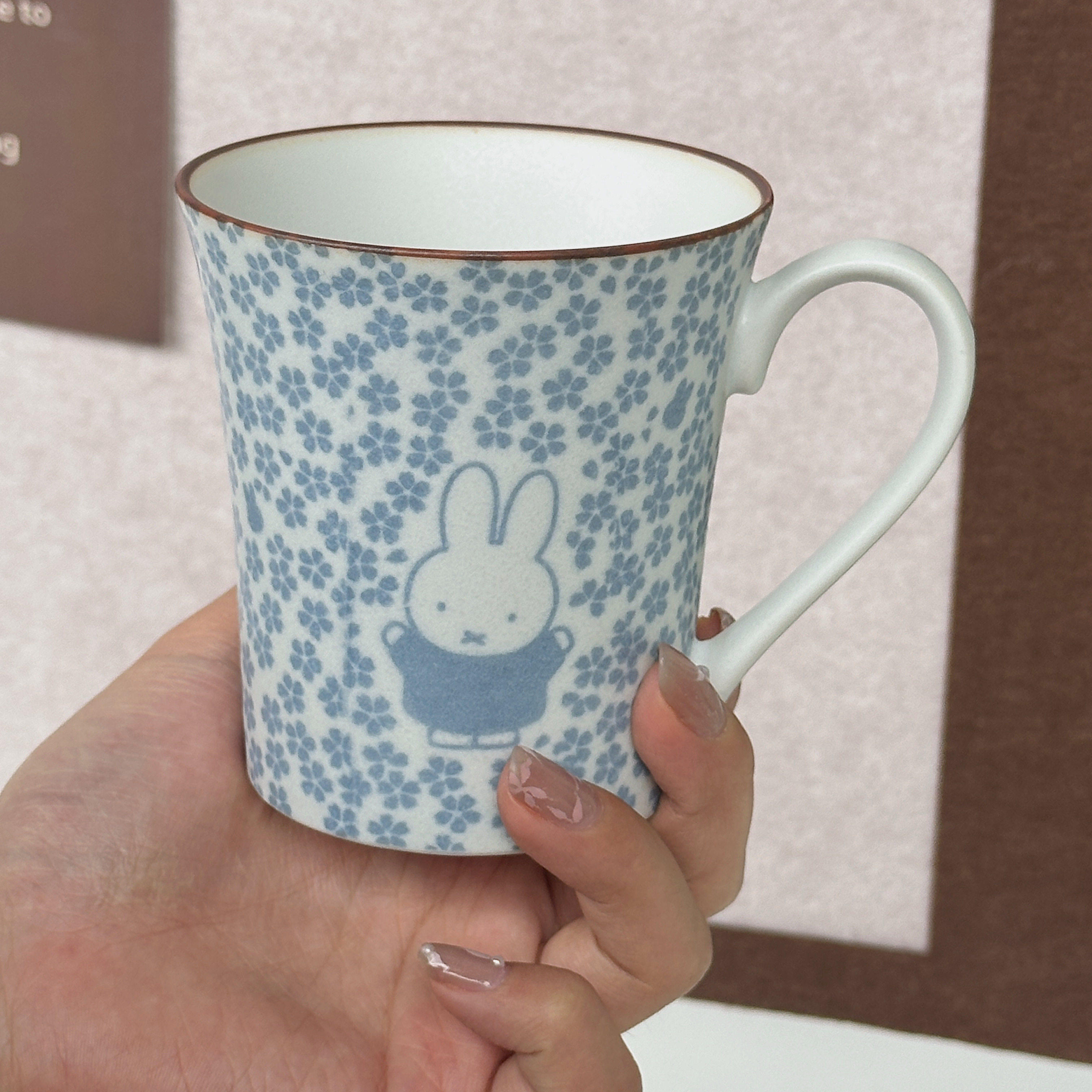 日式米菲马克杯miffy和风咖啡杯小众设计感茶杯水杯送人礼物杯子