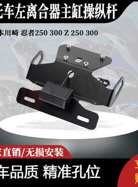 适用日本川崎 忍者250 300 Z 250 300带LED牌照灯的挡泥板消除器