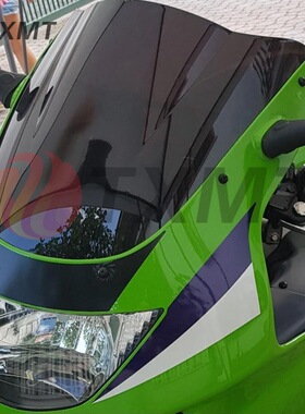适用 川崎 ZX6R 1998-1999年 改装摩托车 前风挡 挡风玻璃 挡风镜