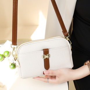 手机包女式2026新款百搭横款小挎包休闲轻便斜挎包散步实用小包包