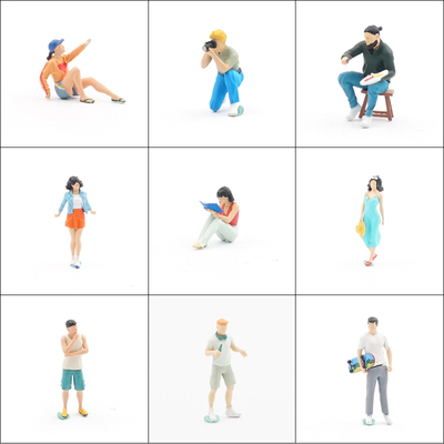 拓意1/64迷你手办装饰车模小人偶