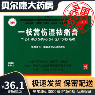 包邮】卫洁 一枝蒿伤湿祛痛膏 120贴 活血止痛风湿关节痛肌肉痛