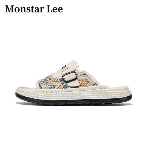Monstar lee勃肯拖鞋男士夏季外穿软底防滑工作户外运动沙滩凉鞋