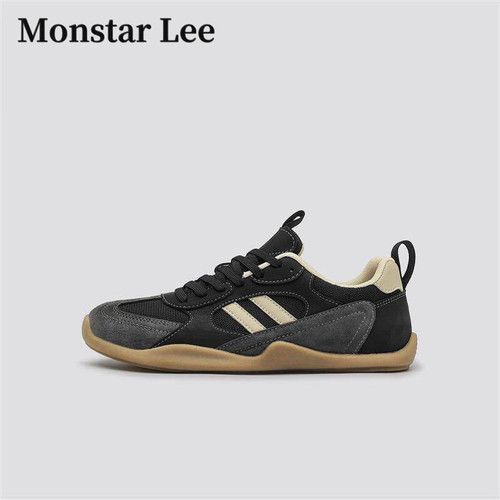 Monstar lee阿甘男鞋夏季网面透气休闲运动鞋青少年复古德训鞋