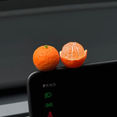 饰 高级感车内装 大橘大利汽车摆件中控台显示屏装 饰治愈系创意个性