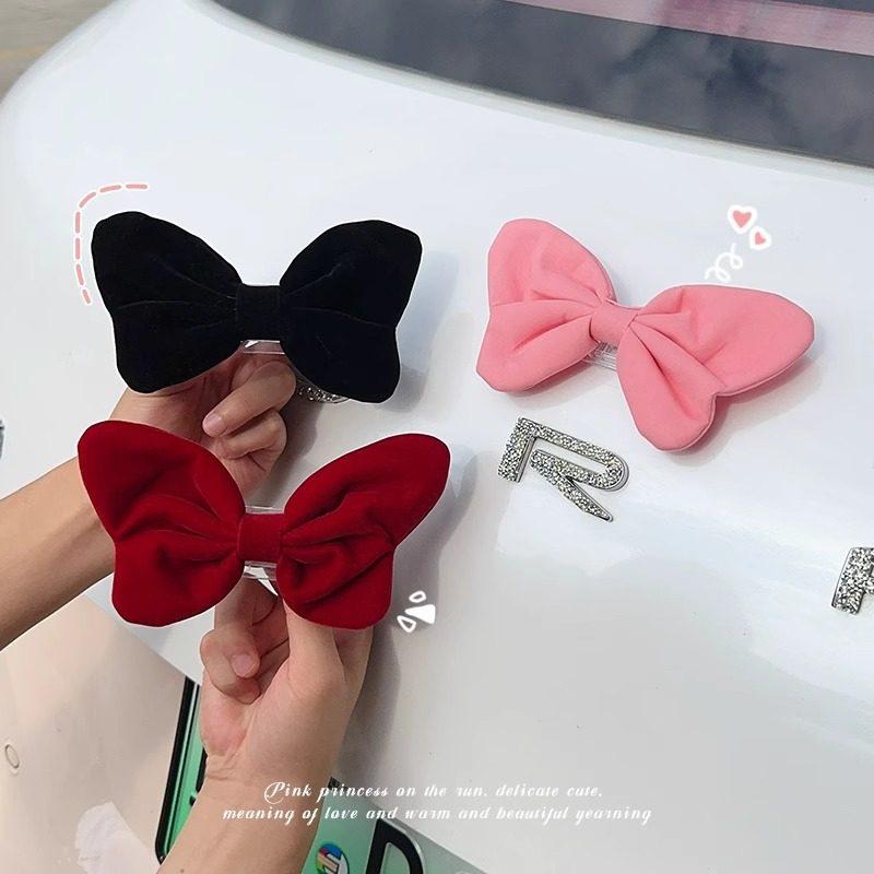 汽车外饰品车顶蝴蝶结装饰车载摩托车汽车尾部外观装饰品网红款