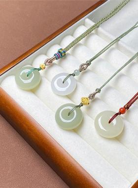 平安扣合集|天然和田玉吊
