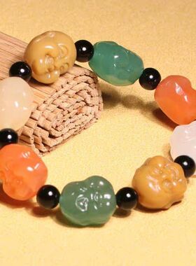 手链然新疆克拉玛依籽料