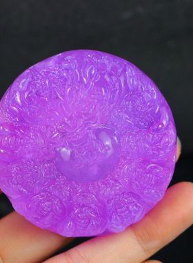完美高冰精工雕刻【龙牌