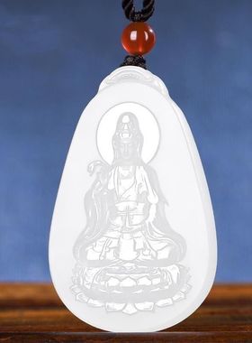 天然新疆和田羊脂白阿富