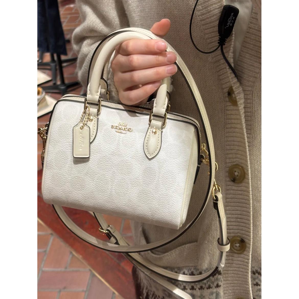 宝藏款 Rowan22老花新款水桶波士顿枕头包City30单肩斜挎女包102