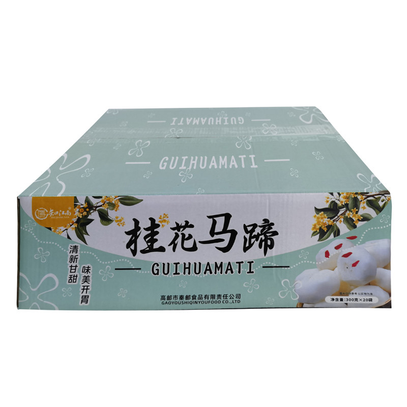 桂花马蹄300克*20袋装整箱糖水荸荠即食休闲小吃凉菜甜品