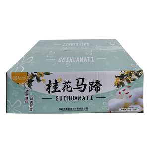 桂花马蹄300克*20袋装整箱糖水荸荠即食休闲小吃凉菜甜品