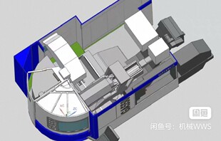 格劳博GROB GA550五轴机床模型(STP格式)