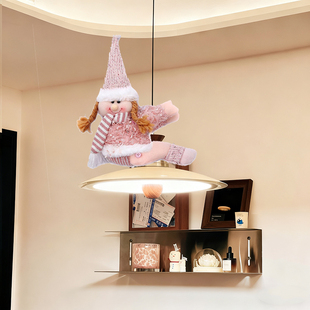 氛围感吊灯挂件~圣诞女孩玩偶圣诞节装饰品挂饰场景布置摆件店铺
