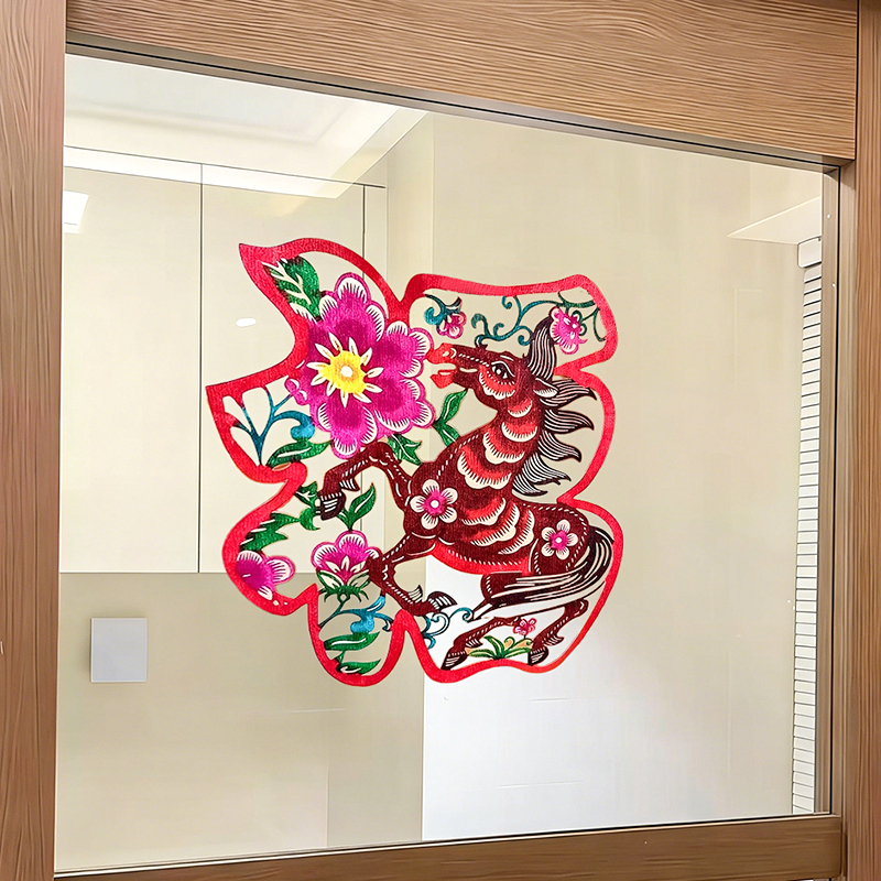 马年非遗剪纸2026新款福字窗花