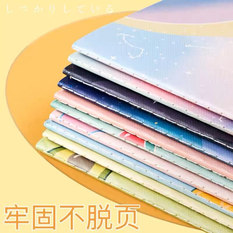 网红A5笔记本子可爱韩版学生小A清G新手帐本记事本日记本车线本