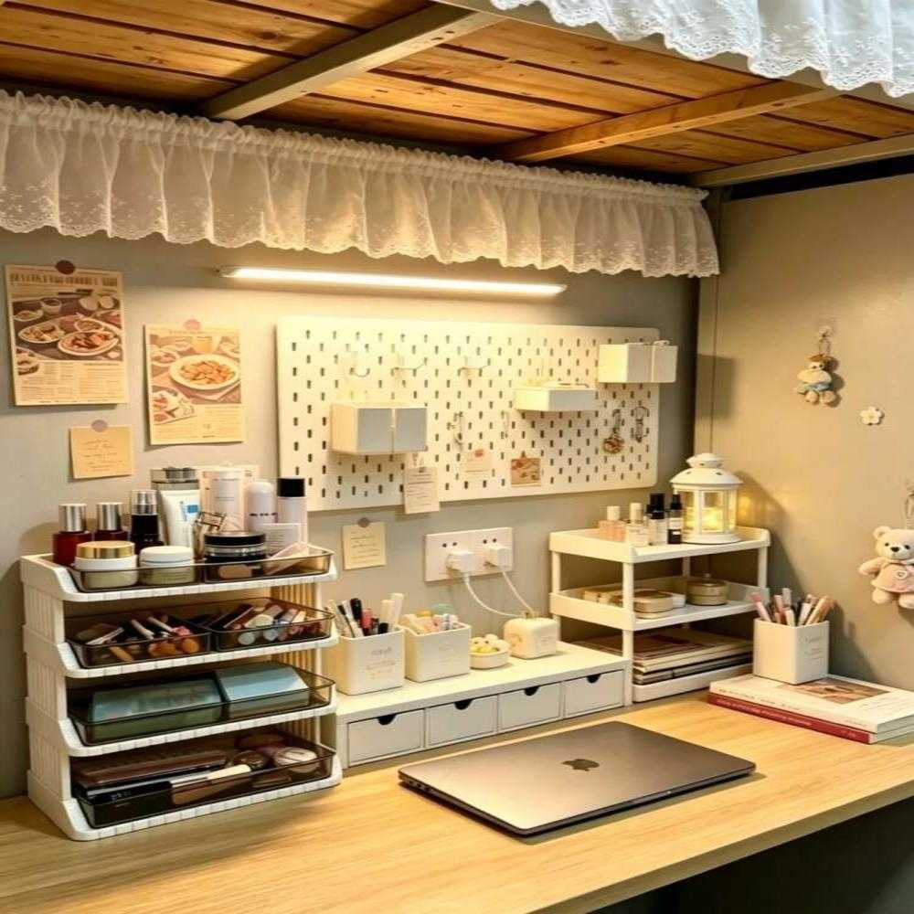 大学生宿舍桌面化妆品置物架多层分类大容量多功能洗漱用品收纳盒