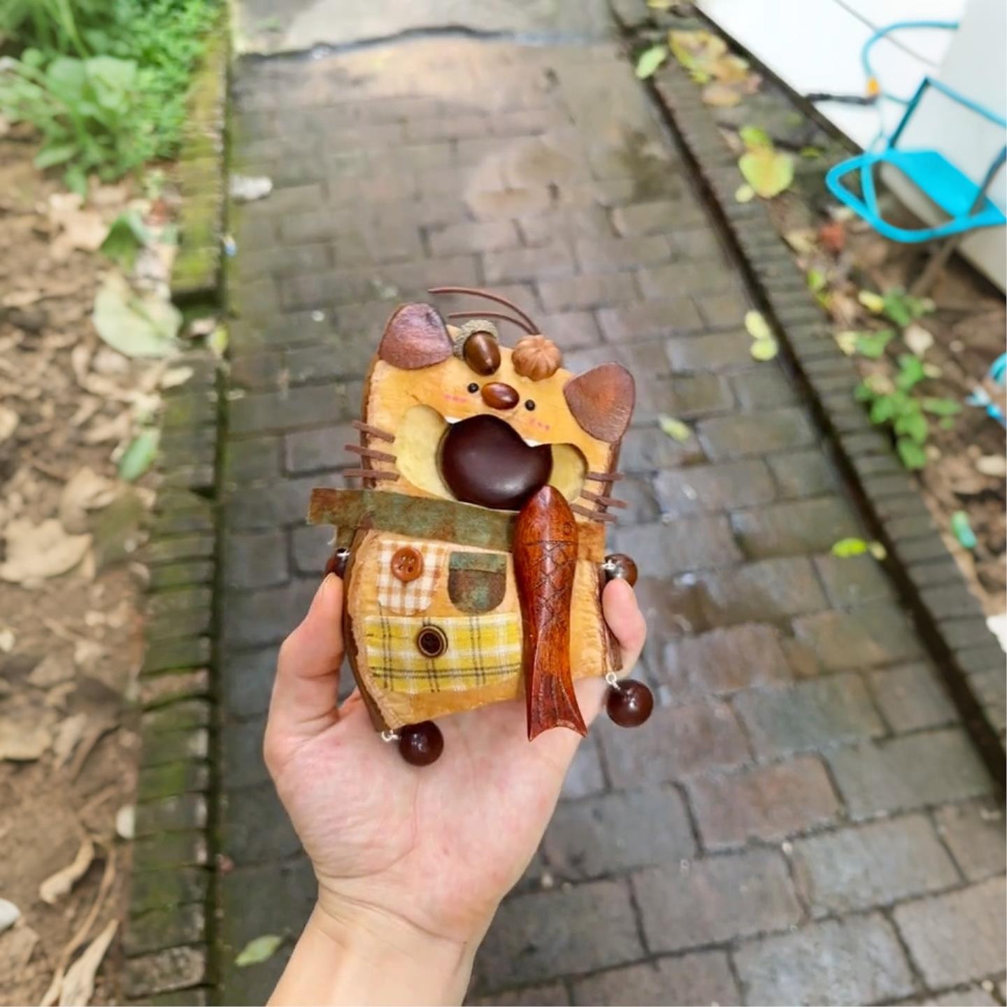 手工diy自制豆荚娃娃材料包创意小众榼藤摆件挂件送朋友生日礼物