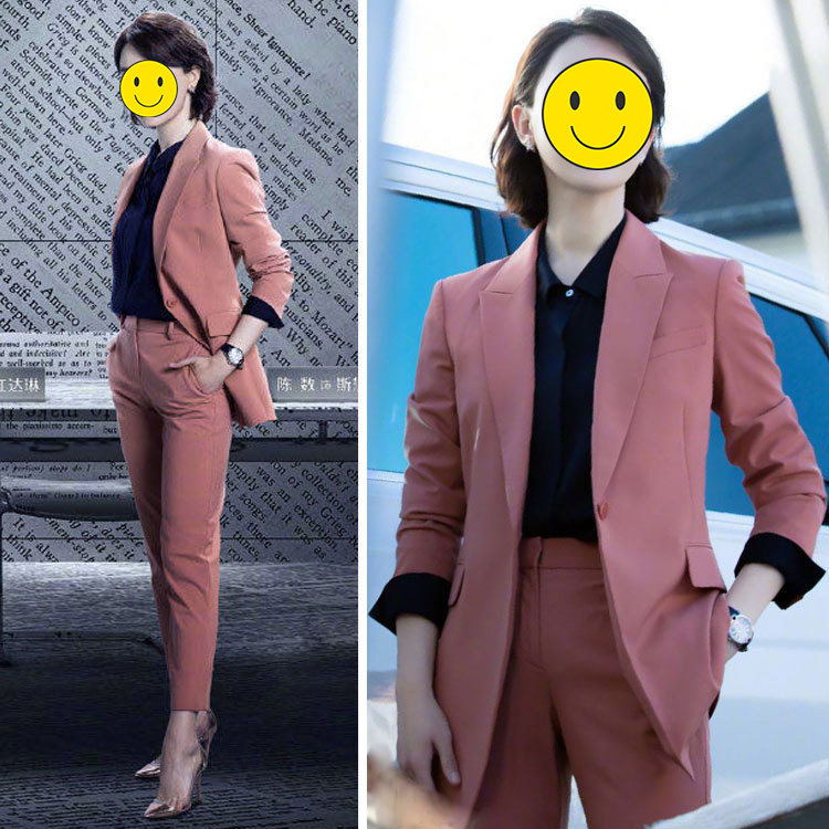 陈数同款高端西装套装女女神范