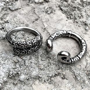 黑神话悟空复古个性金箍棒紧箍咒指环 西游记孙悟空发箍合金戒指