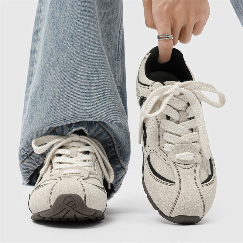 小众复古德训鞋男2025秋冬季新款赛车鞋女百搭运动休闲阿甘潮鞋子