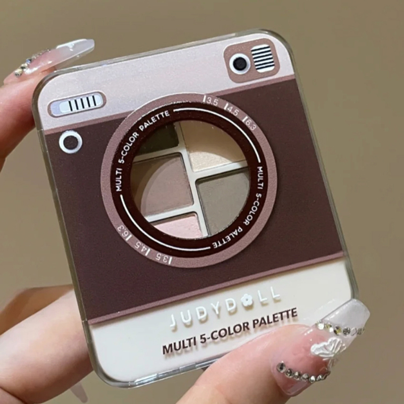 JudydoLL橘朵拍立得五色眼影自然