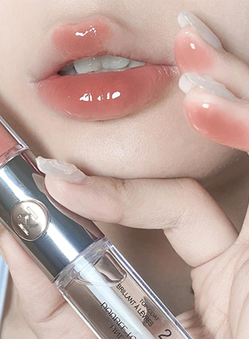 KIKO双头唇釉女103哑光镜面水光玻璃唇蜜持久不易沾杯口红裸色