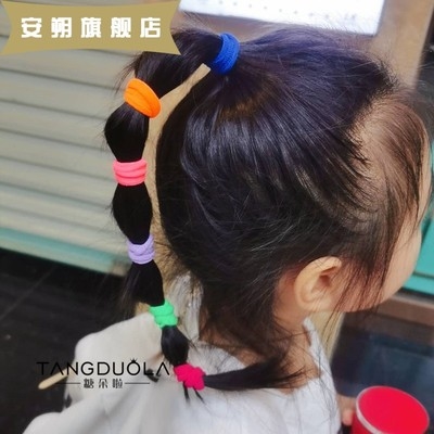 糖朵啦韩版小号发a圈女儿童发饰宝宝不伤发小皮筋小女孩扎头发皮