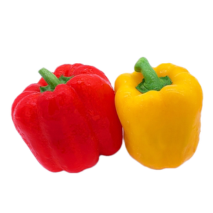 红黄彩椒450g 新鲜蔬菜灯笼椒方椒青椒沙拉食材圆椒甜辣椒5件包邮