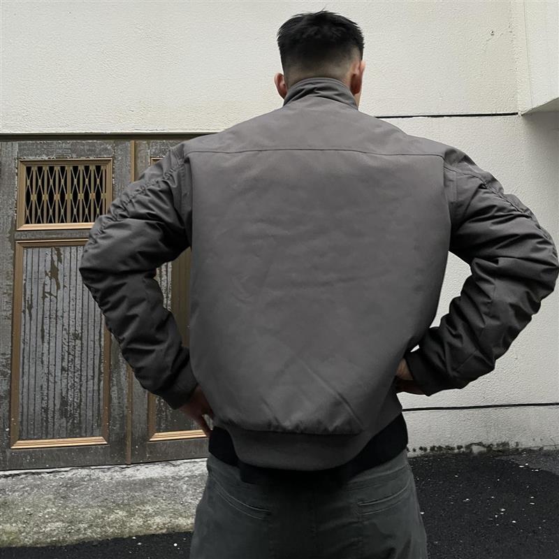 美式防水春秋工装飞行员vintage棒球服男宽松夹克潮牌ins休闲外套