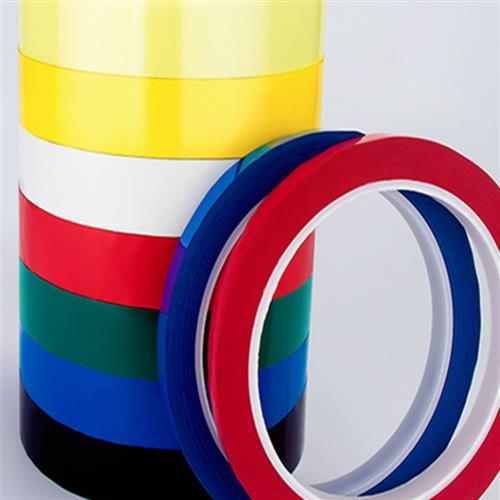 变压器玛拉胶带源头厂家耐高温彩色定制绝缘胶纸21标识5s淡黄色