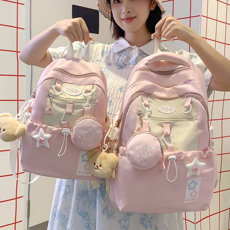 圣诞儿童书包女生小学生小背包初中生高中生可爱一年级女童双肩包
