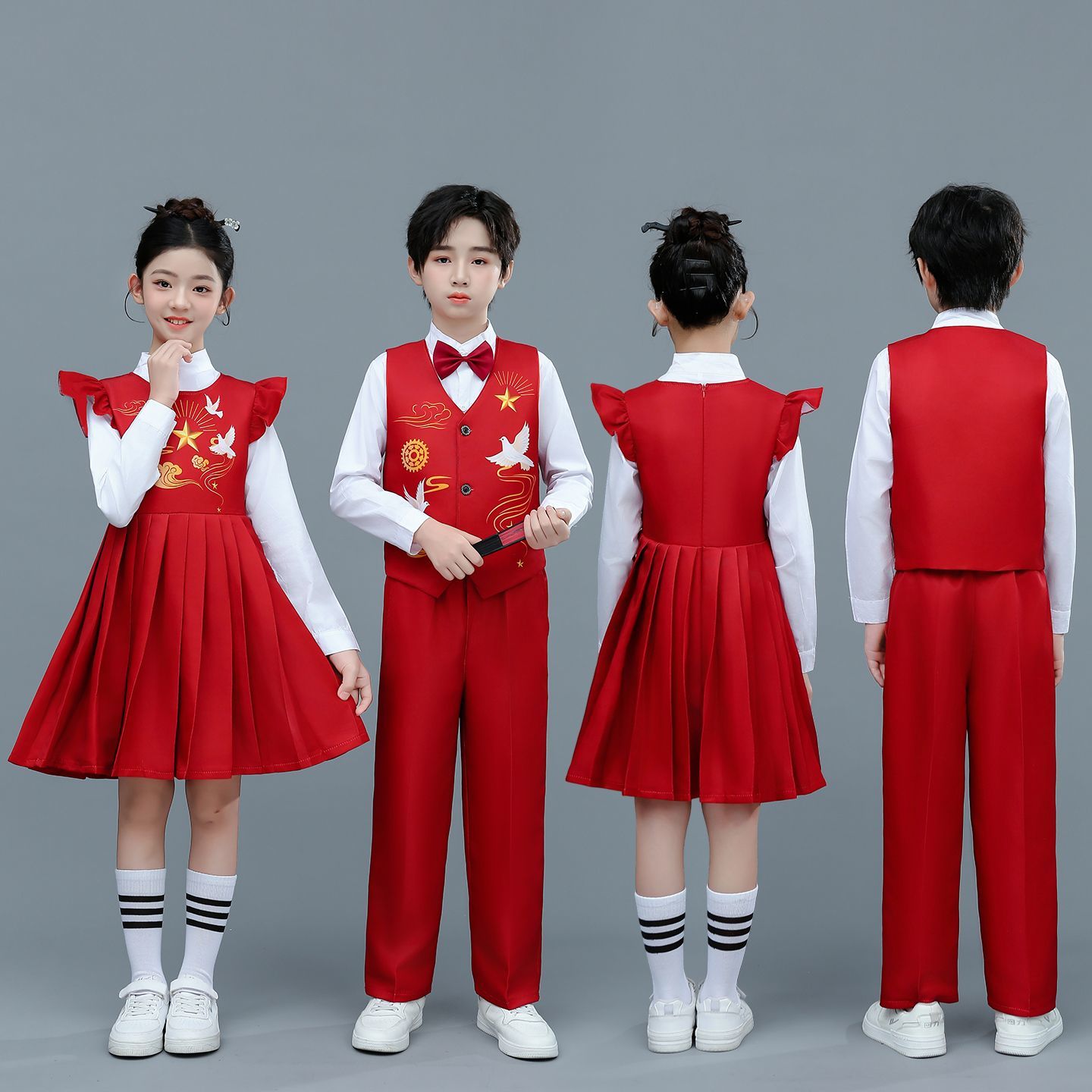 幼儿园校服儿童秋冬合唱