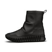 休闲简约高帮套脚袜靴218313 百搭厚底鞋 ECCO爱步女款 时尚