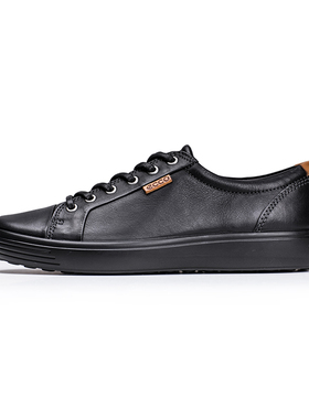 ECCO爱步SOFT 7运动休闲男鞋时尚柔软舒适耐磨板鞋柔酷7号430004