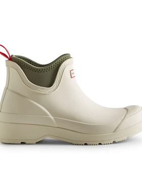 HUNTER女款Neoprene户外防水雨鞋英伦复古厚底短靴切尔西鞋