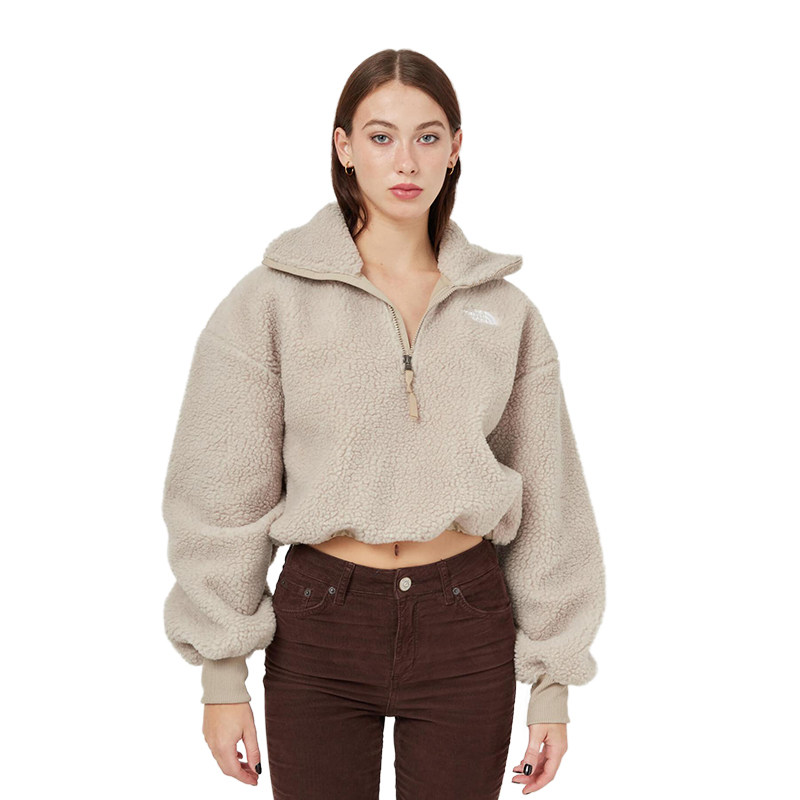 tnf北面platte sherpa女羊羔绒面料抓绒衣